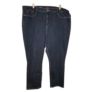 NYDJ IRA Relaxed Ankle Jeans Womens Plus Size‎ 22W Shaping Slimming USA Made